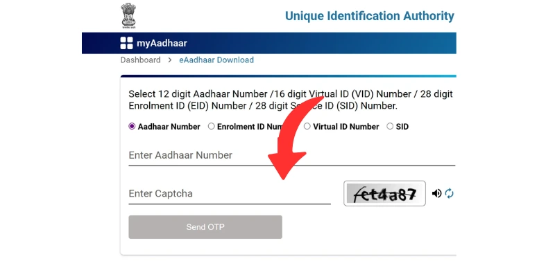 Download e-Aadhaar card